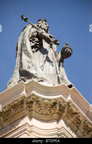 Queen Victoria, Queen Victoria Square Rumpf Stockfoto