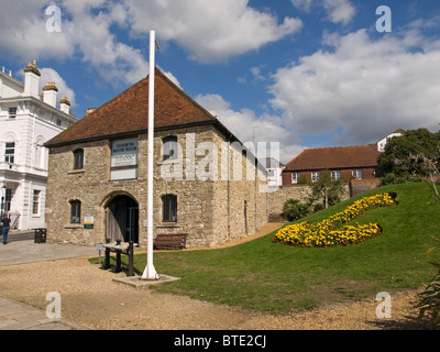 Maritime Museum Southampton Hampshire England UK original The Wool Haus gebaut im Jahre 1417 als Lager für Wollhandel Stockfoto