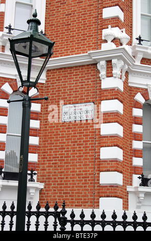 Sternwarte Gardens, Kensington, London, England, Vereinigtes Königreich Stockfoto