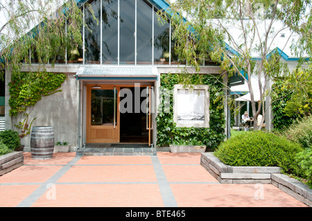 Cloudy Bay Weingut, Blenheim, Südinsel, Neuseeland Stockfoto