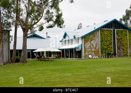 Cloudy Bay Weingut, Blenheim, Südinsel, Neuseeland Stockfoto