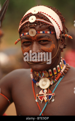 Samburu Krieger Stockfoto