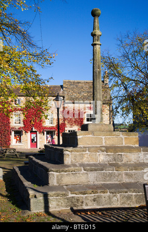 Markt Kreuz Masham North Yorkshire England Stockfoto