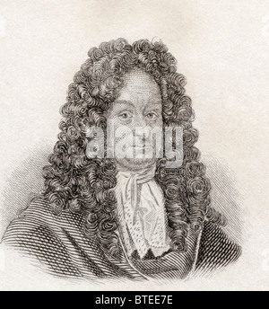 Gottfried Wilhelm Leibniz, 1646 bis 1716. Deutscher Mathematiker und Philosoph. Stockfoto