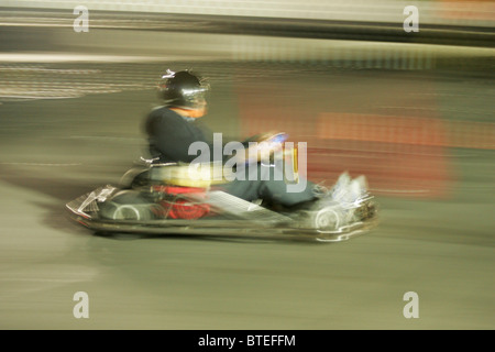 Go-Kart Rennen Stockfoto