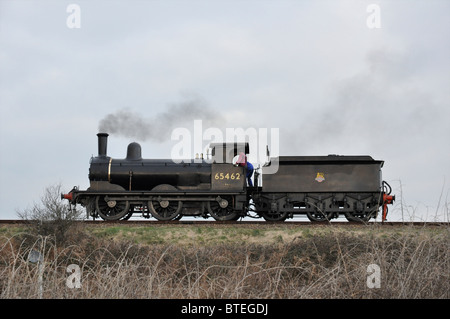 Dampf - J15-Klasse 0-6-0 erhalten Nr. 65462 auf die North Norfolk Railway, England, UK Stockfoto