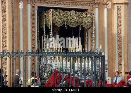 Santa Semana (Karwoche), Malaga, Costa Del Sol, Provinz Malaga, Andalusien, Südspanien, Westeuropa. Stockfoto