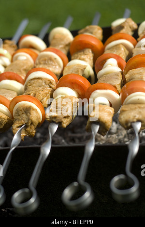 leckeren Döner Kochen auf dem Grill am Sonntag Stockfoto