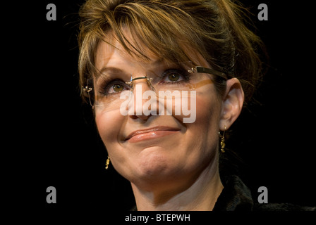Ehemaliger Gouverneur von Alaska und republikanische Vize-Präsidentschaftskandidatin Sarah Palin Schlagzeilen Kampagne Rallye für Texas-Gouverneur Rick Perry Stockfoto