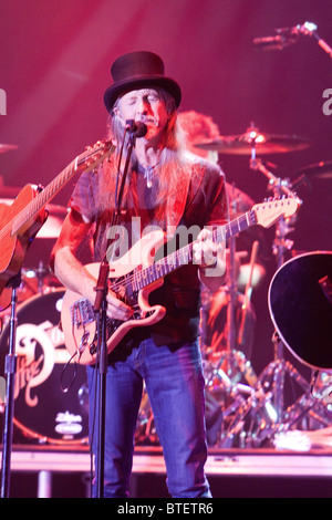 Durchführung von Hammersmith Apollo, London von den Doobie Brothers Stockfoto