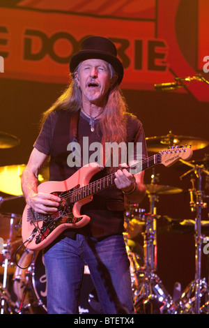 Durchführung von Hammersmith Apollo, London von den Doobie Brothers Stockfoto