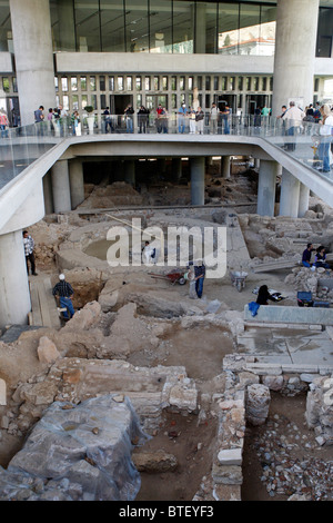 Akropolis-museum Stockfoto