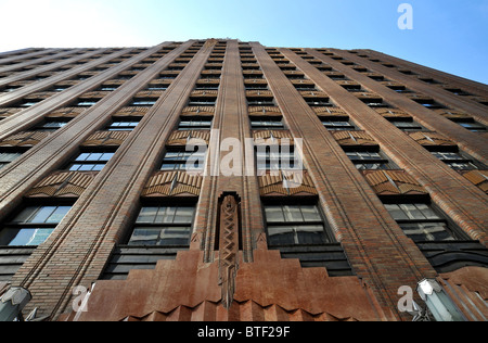 Das General Electric Building bei 570 Lexington Avenue, 1931 Art-déco-Wolkenkratzer in Manhattan Stockfoto