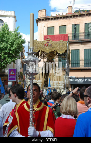 Santa Semana (Karwoche), Sevilla, Provinz Sevilla, Andalusien, Südspanien, Westeuropa. Stockfoto