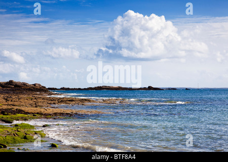 Die Quiberon-Halbinsel in Morbihan, bretonische Küste, Frankreich Stockfoto