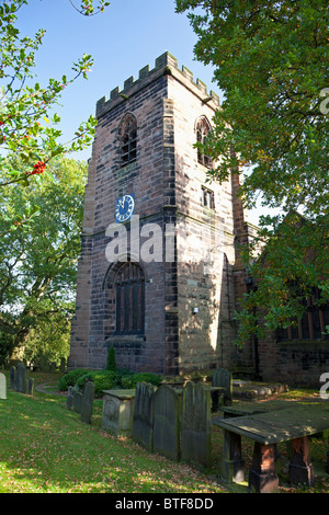 Allerheiligenkirche, Daresbury, Cheshire Stockfoto