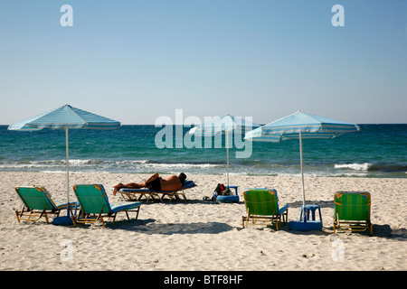 Mastihari Beach, Kos, Griechenland. Stockfoto