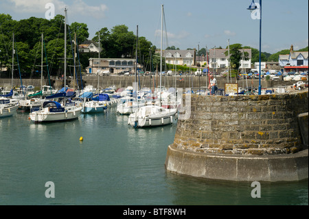 Ferienort Saundersfoot auf walisischen Pembrokeshire Küste Stockfoto