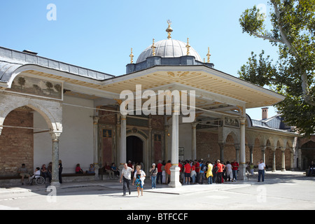 Istanbul, Topkapi Palast das Tor der Glückseligkeit oder Weiße Eunuchen Stockfoto