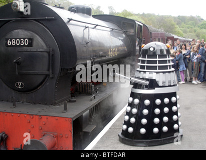 Dalek an der Consall station Stockfoto