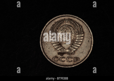 Münze Russland Stockfoto