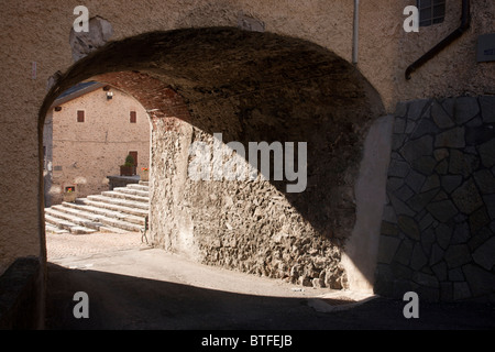 Dorf von Entracque (CN), Italien Stockfoto