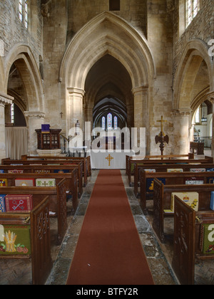 Alle Cannings, Wiltshire, Allerheiligen-Kirche Stockfoto