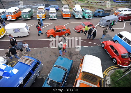 Brighton Breeze 2010 die jährliche VW Rallye von London zu Brightons stören fahren Stockfoto