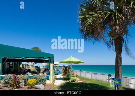 Restaurant am Strand in der Nähe der Stadtzentrum, Vero Beach, Treasure Coast, Florida, USA Stockfoto