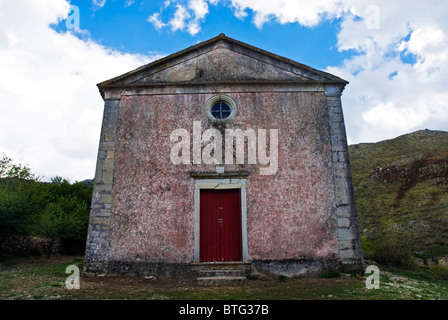 Eine Kirche in alte Perithia. Stockfoto