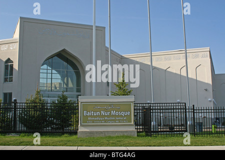 Moschee in Calgary, Alberta, Kanada.  heiliger Ort Stockfoto