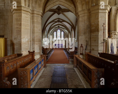 Alle Cannings, Wiltshire, Allerheiligen-Kirche Stockfoto