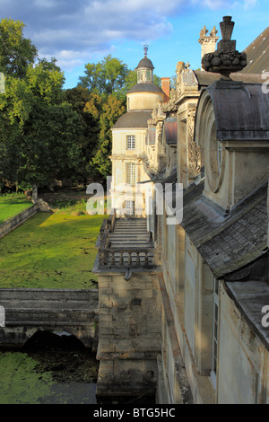 Chateau de Tanlay, Departement Yonne, Burgund, Frankreich Stockfoto