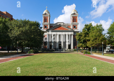 Kathedrale Basilica der Unbefleckten Empfängnis, Domplatz, Mobile, Alabama, USA Stockfoto