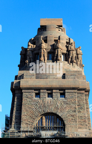 Denkmal für die Schlacht der Nationen (Völkerschlachtdenkmal), 1913, Leipzig, Sachsen, Deutschland Stockfoto