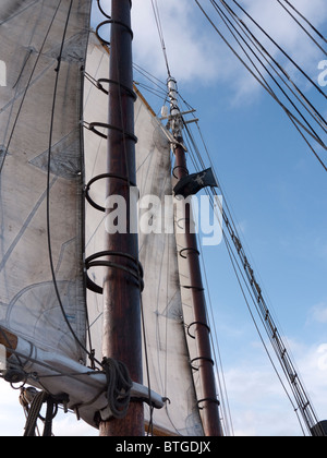 Segelschiff der Appledore Schooner aus Key West in Florida USA Stockfoto