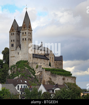 St. Lubentius Basilica, Dietkirchen, in der Nähe von Limburg ein der Lahn, Hessen, Deutschland Stockfoto