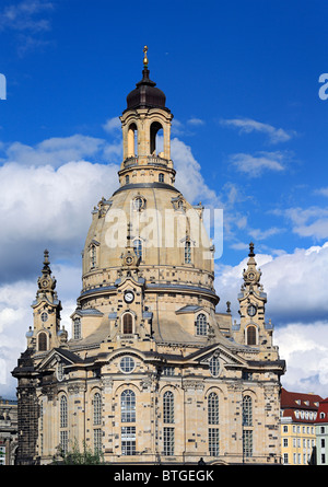 Dresdner Frauenkirche, Dresden, Sachsen, Deutschland Stockfoto