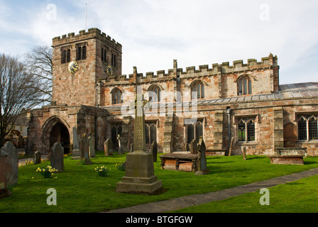 St.-Laurentius Kirche, Appleby, Cumbria, England UK Stockfoto