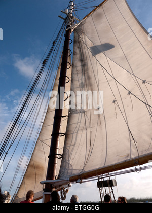 Segelschiff der Appledore Schooner aus Key West in Florida USA Stockfoto