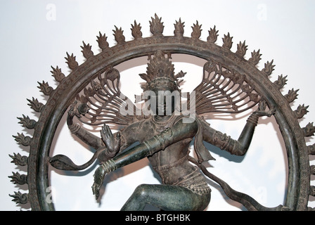 11. Jahrhundert Nataraja - Kankoduthavanitham, Thanjavur Dist., Tamil Nadu, Indien Stockfoto