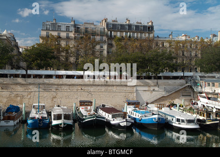 Arsenal-Hafen in Paris, Hauptstadt von Frankreich Stockfoto