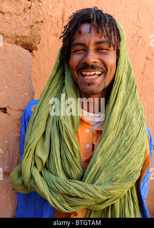 Marokkanischen Berber posiert für Fotos Stockfoto