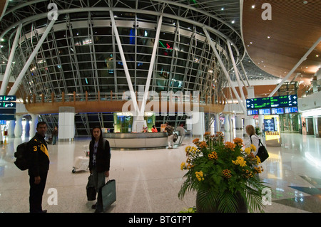 Innere des KLIA Flughafen in Kuala Lumpur. Stockfoto