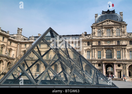 Der Louvre in Paris, Hauptstadt von Frankreich Stockfoto