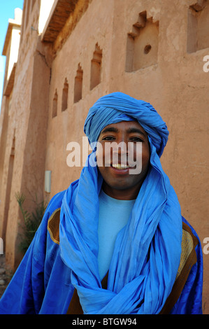 Marokkanischen Berber posiert für Foto. Stockfoto