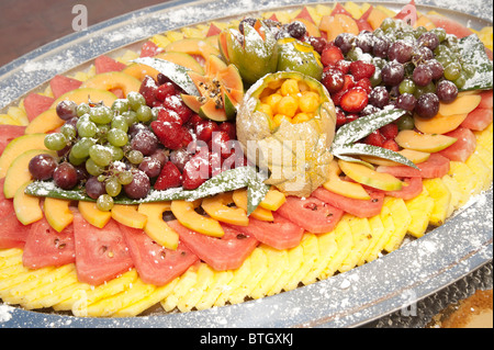 Einen Obstteller Stockfoto