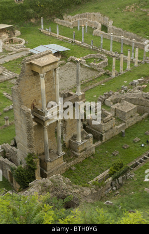 Römisches Theater, Teatro Romano in Volterra in der Toskana Stockfoto