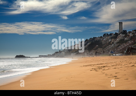 Strand von Viña Del Mar, Chile Stockfoto