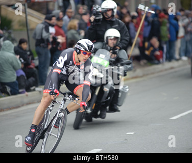 SACRAMENTO, CA - 14. Februar 2009: Szenen aus der AMGEN Tour Stockfoto